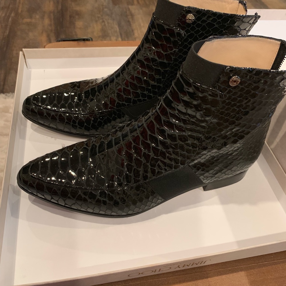 JIMMY CHOO Malice Shinny Patent Embossed Leather - Picture 3 of 8